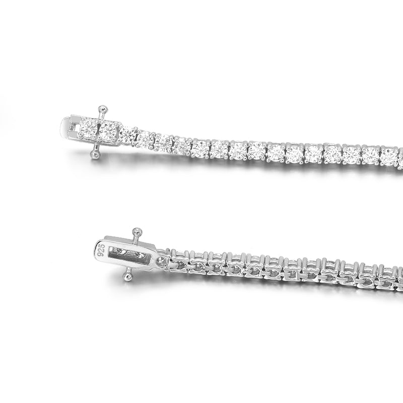 6.5MM-8MM MOISSANITE TENNIS BRACELET