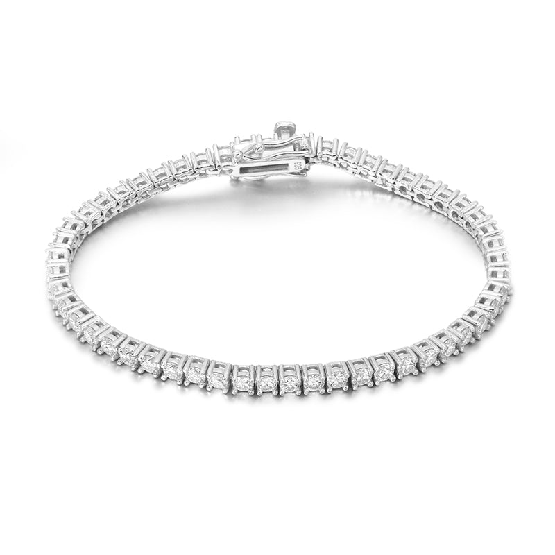 2MM-5MM MOISSANITE TENNIS BRACELET