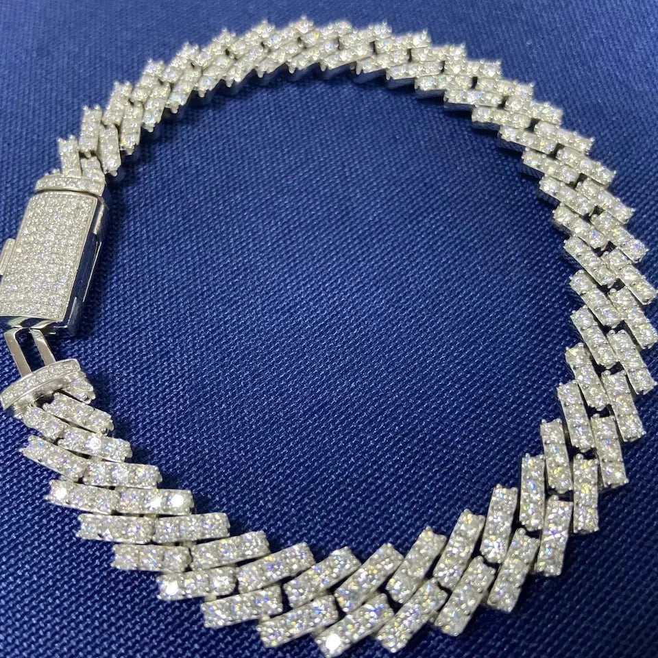 10MM MOISSANITE MIAMI CUBAN LINK BRACELET