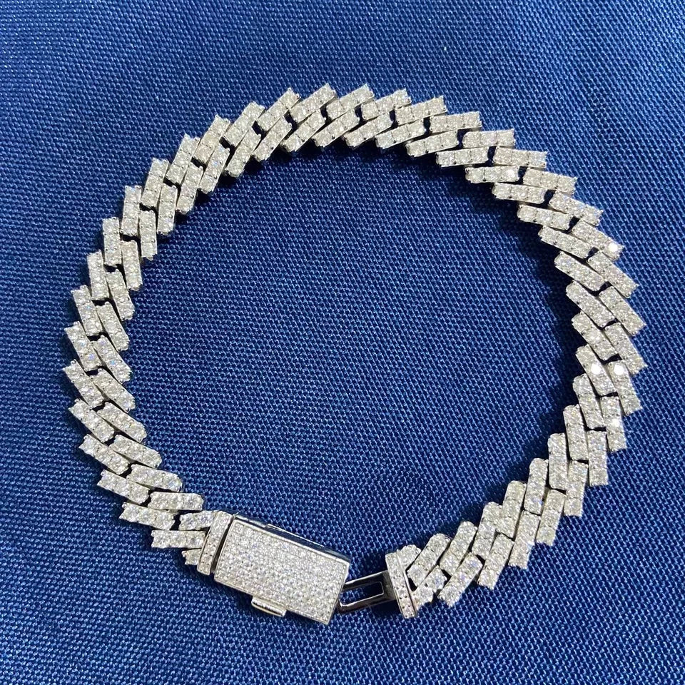 10MM MOISSANITE MIAMI CUBAN LINK BRACELET