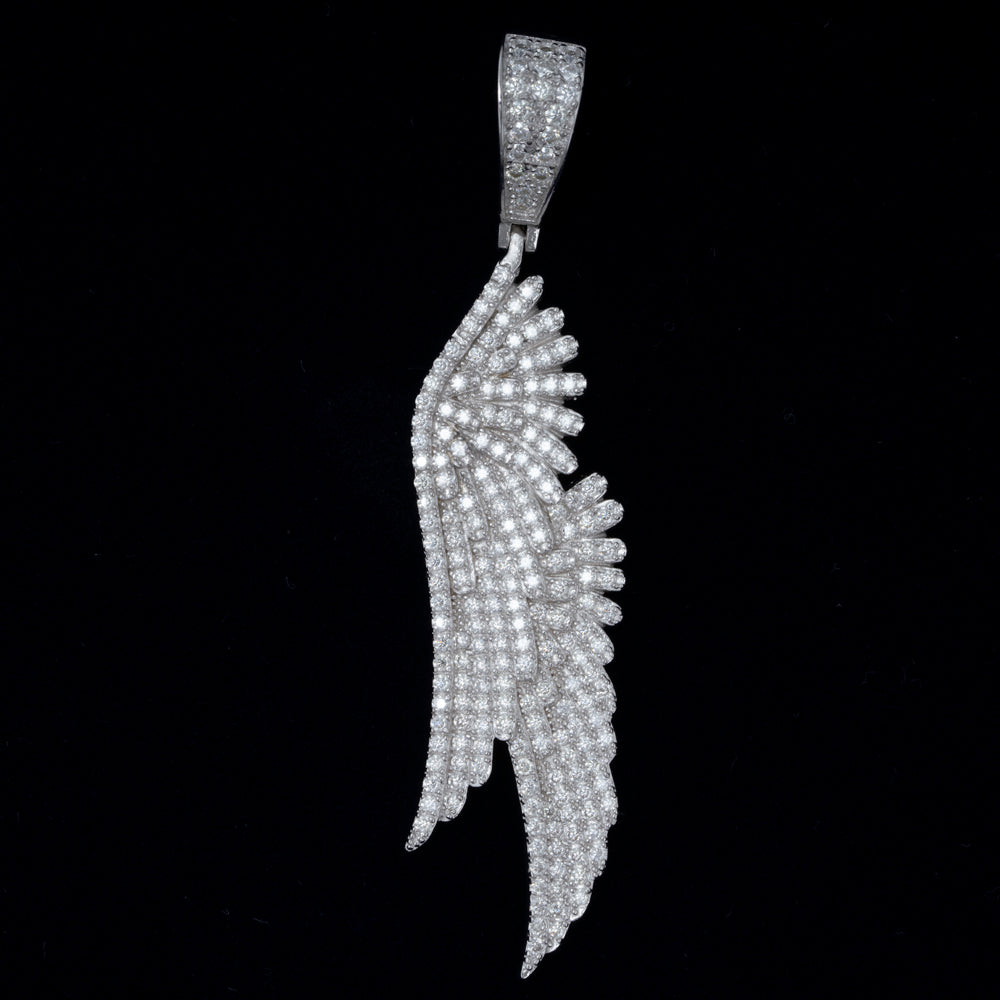 MOISSANITE WINGS PENDANT