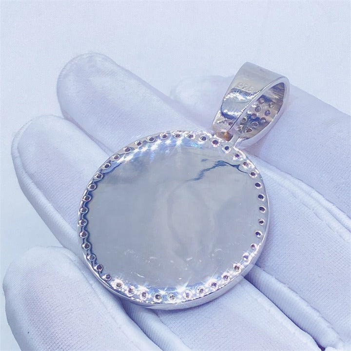 25MM MOISSANITE PHOTO PENDANT