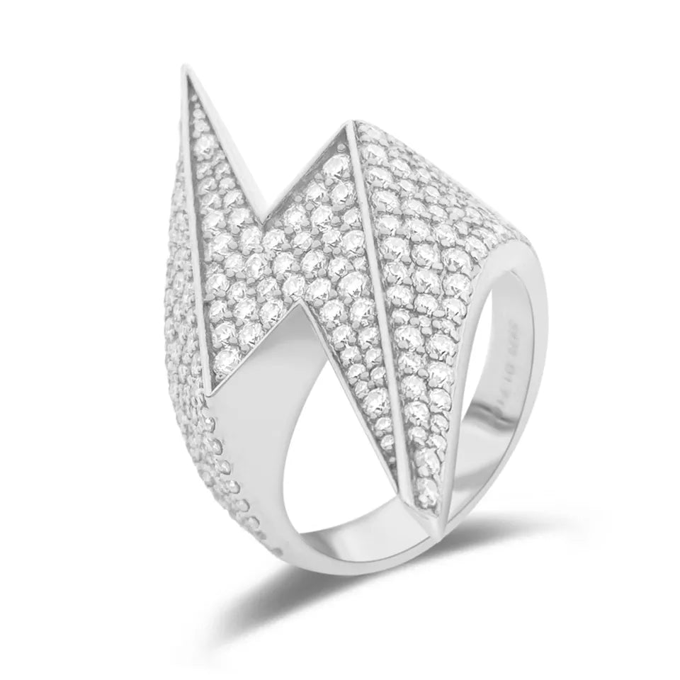 MOISSANITE THUNDER RING