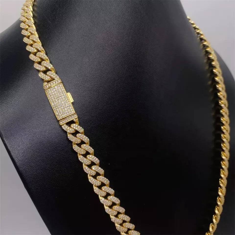 10MM MOISSANITE CUBAN LINK CHAIN