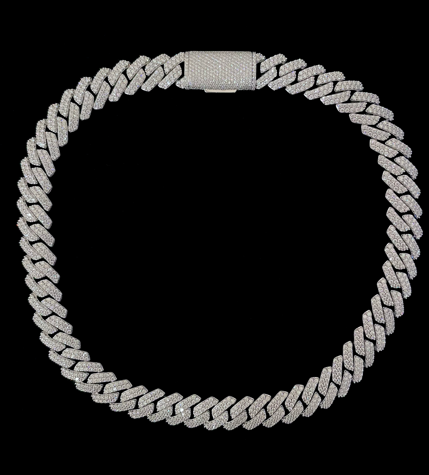 15MM MOISSANITE CUBAN LINK CHAIN