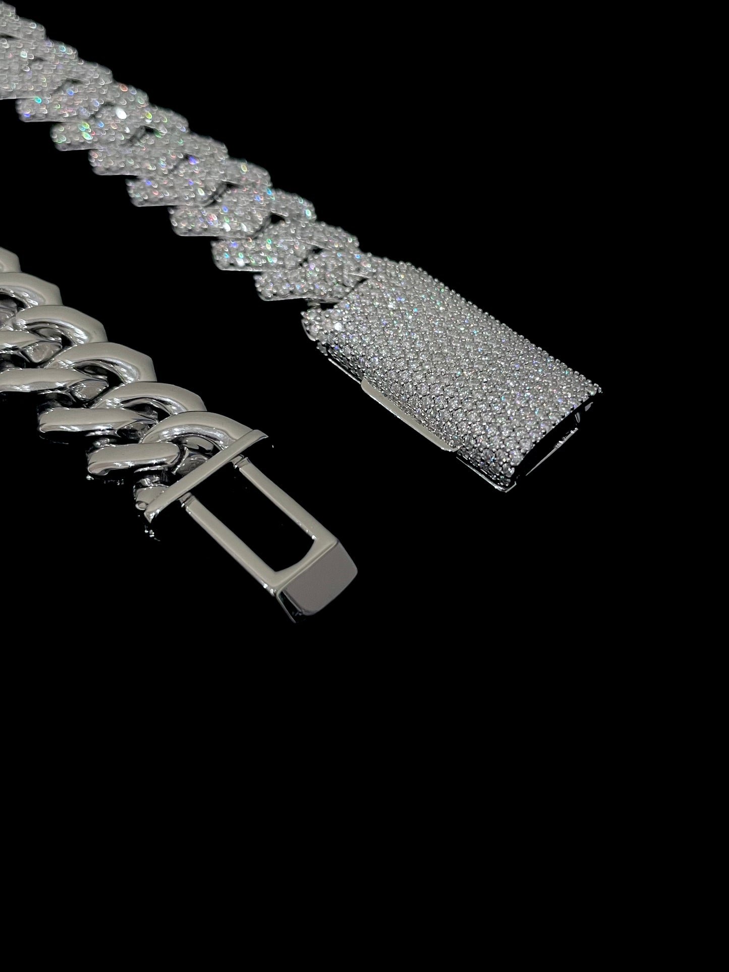 15MM MOISSANITE CUBAN LINK CHAIN