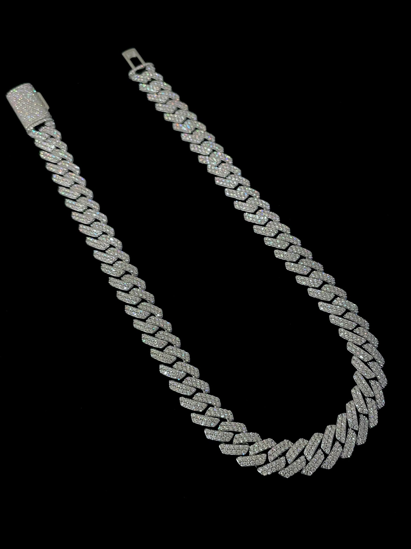 15MM MOISSANITE CUBAN LINK CHAIN