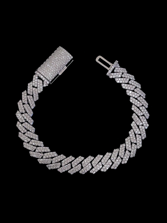 10MM MOISSANITE MIAMI CUBAN LINK BRACELET