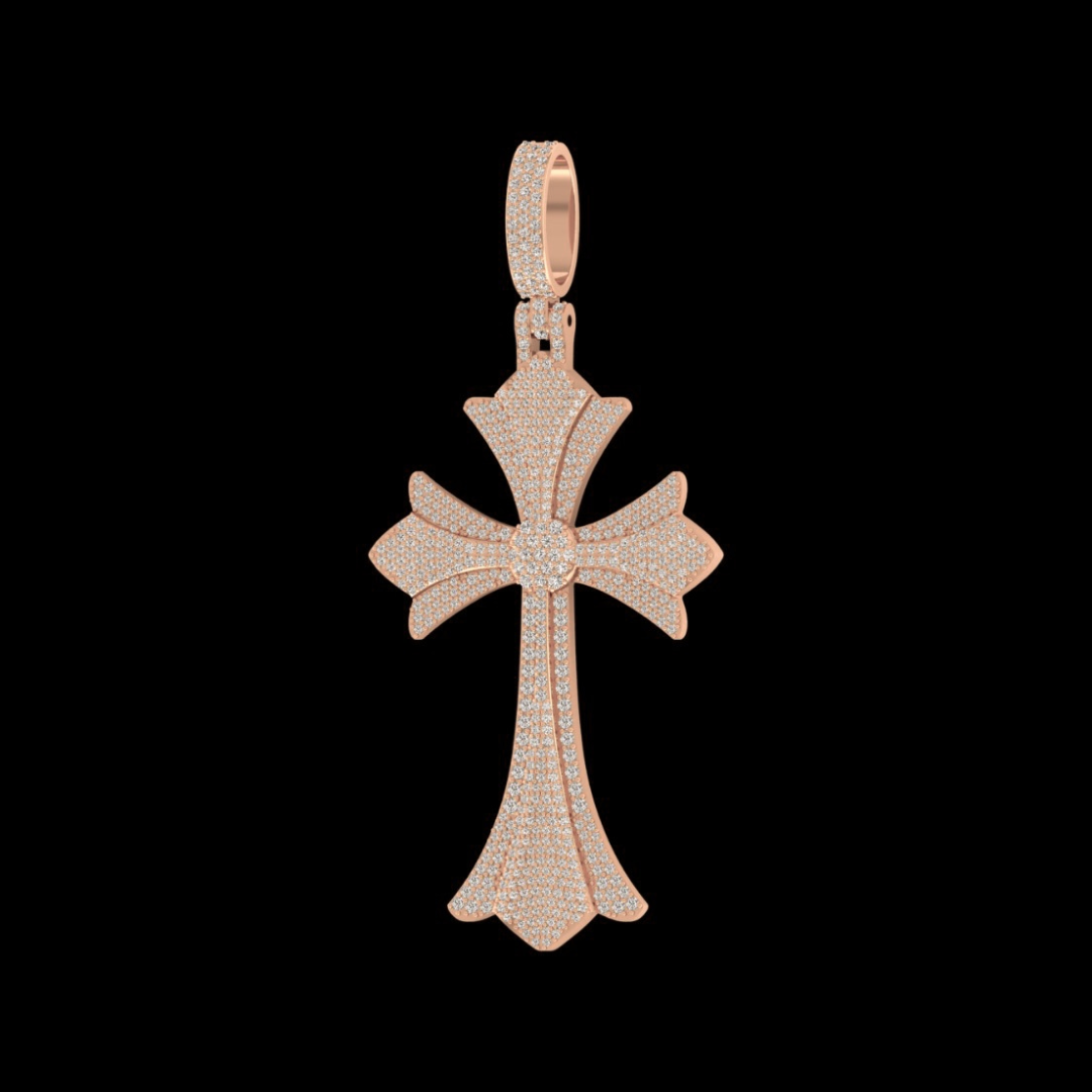 DIAMOND CH CROSS PENDANT