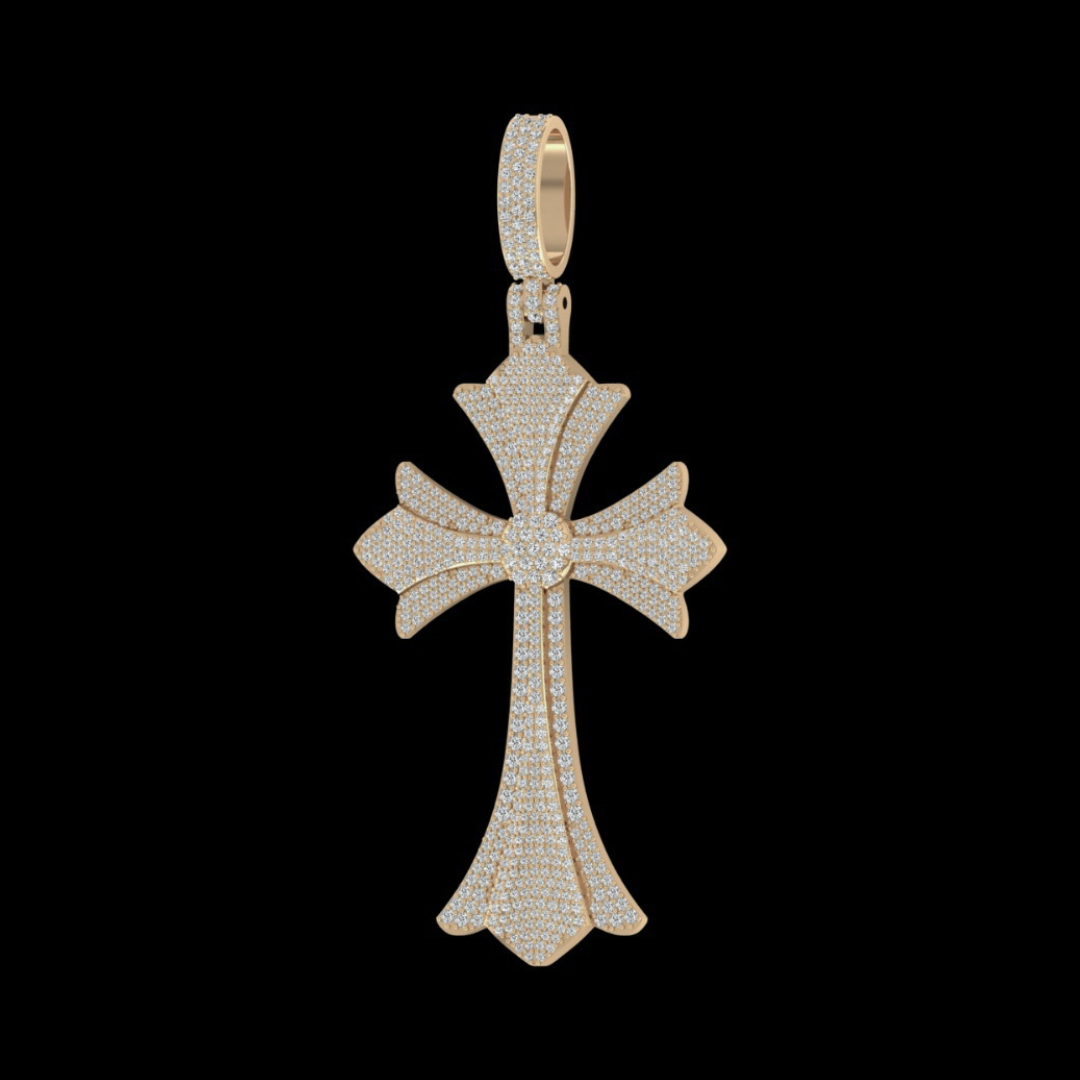 DIAMOND CH CROSS PENDANT