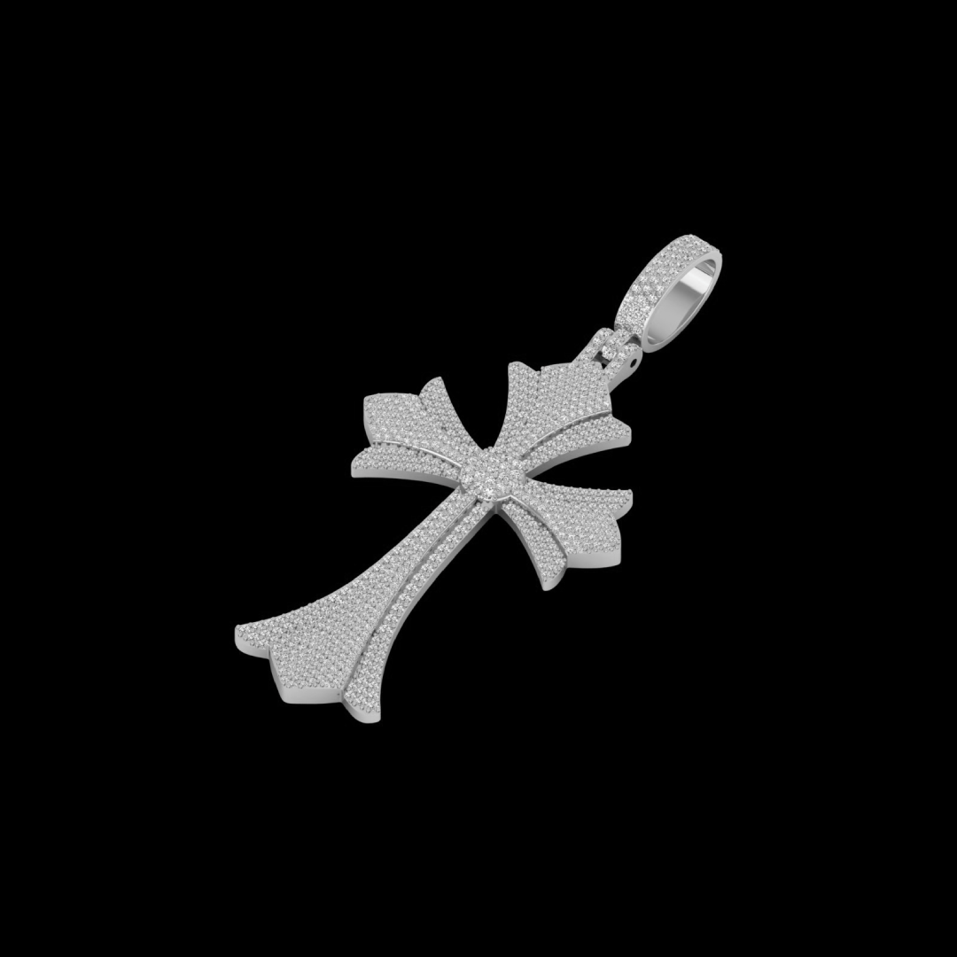 DIAMOND CH CROSS PENDANT