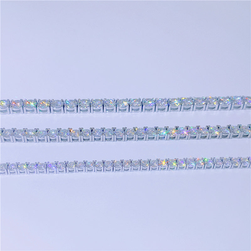 2MM-5MM MOISSANITE TENNIS CHAIN