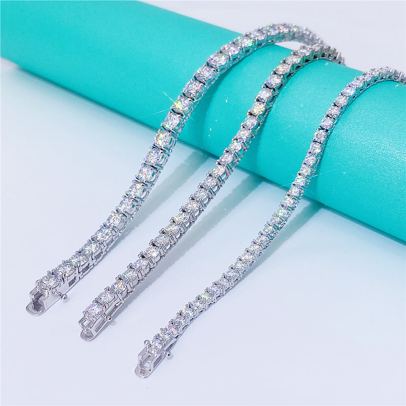 2MM-5MM MOISSANITE TENNIS CHAIN