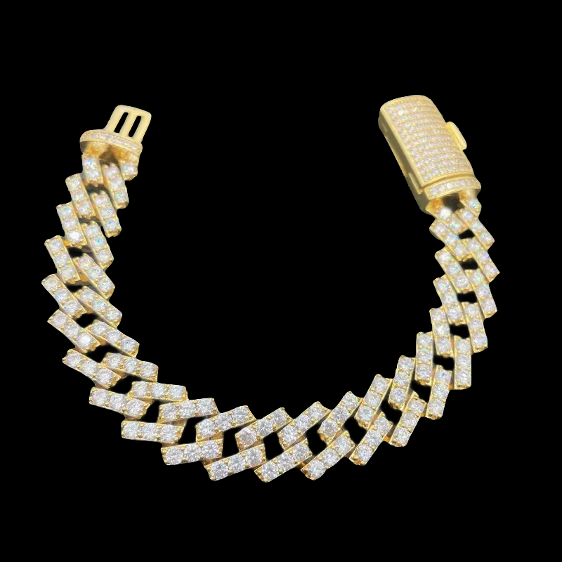 10MM MOISSANITE MIAMI CUBAN LINK BRACELET