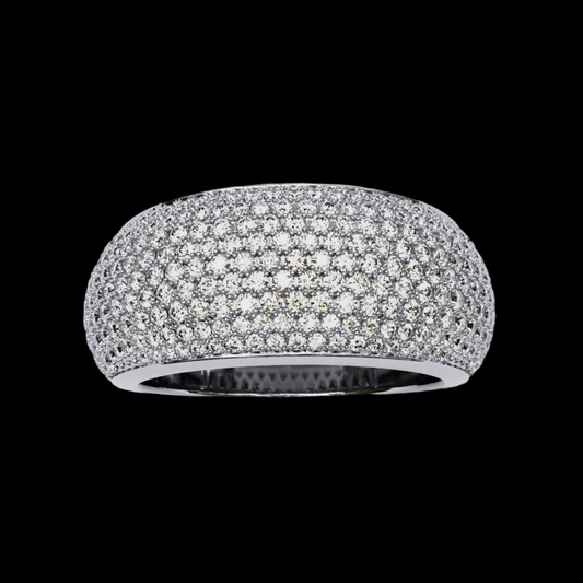 10.5MM DIAMOND PAVE RING