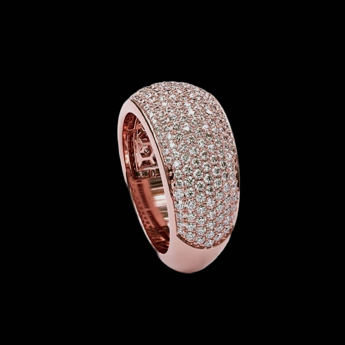 10.5MM DIAMOND PAVE RING