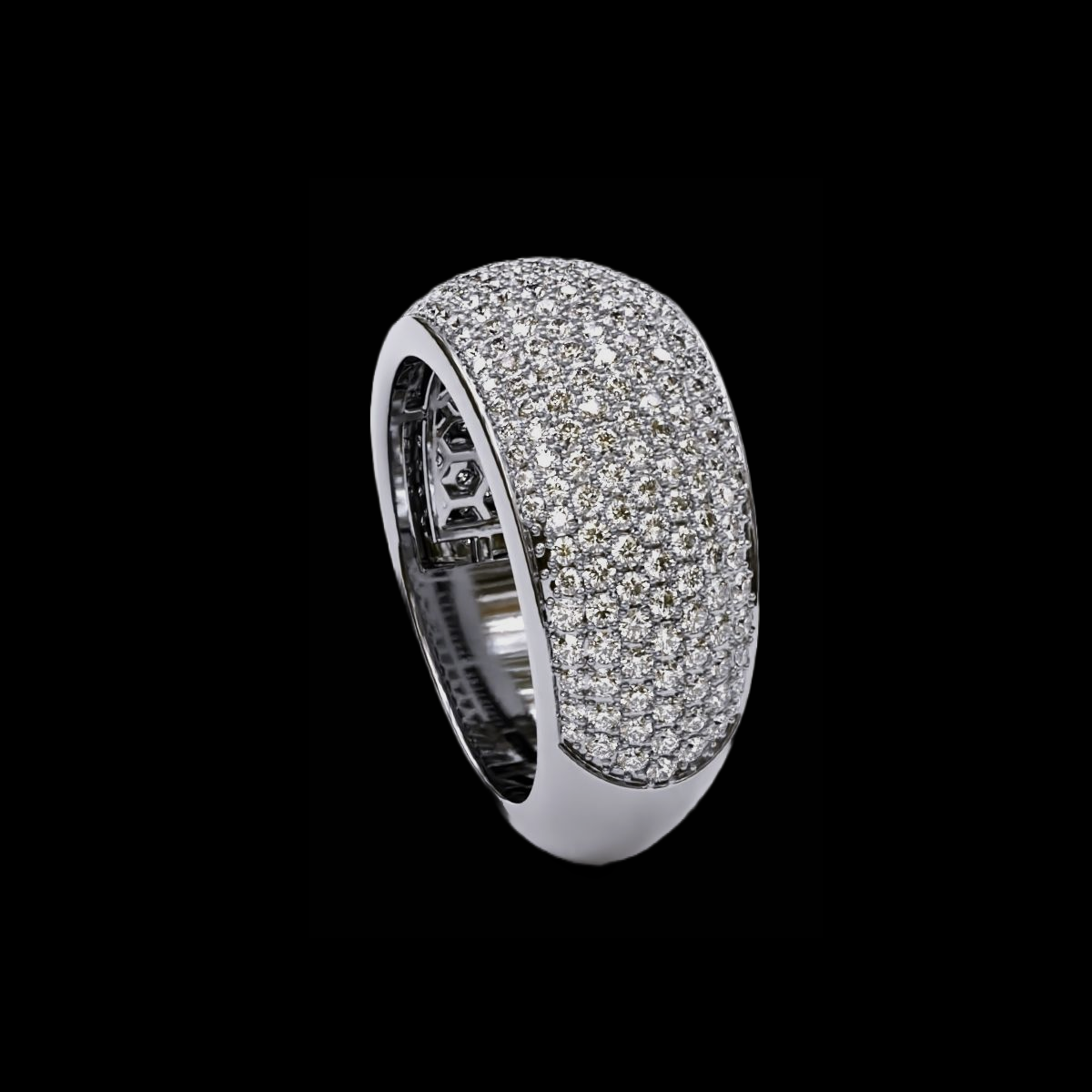 10.5MM DIAMOND PAVE RING