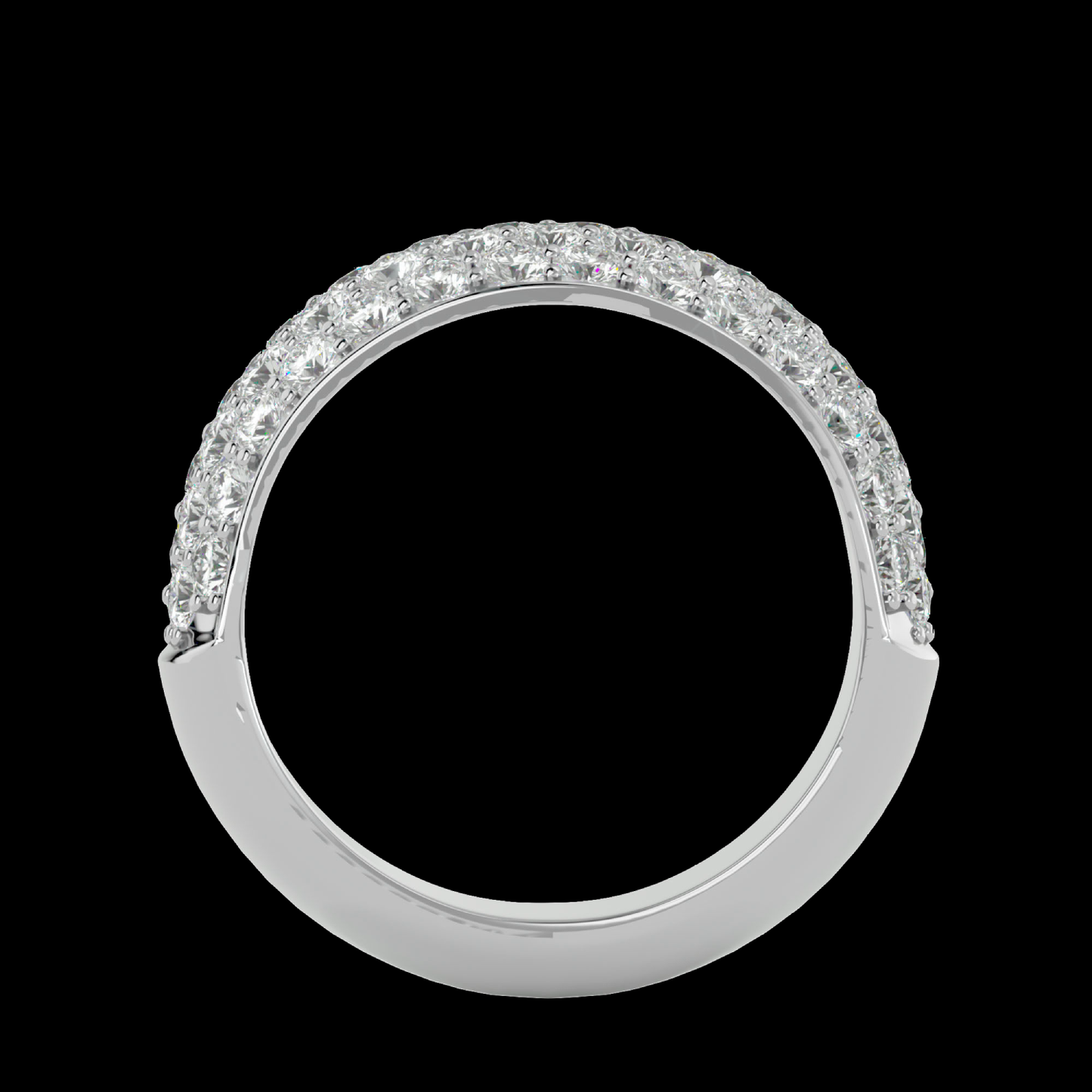 4 ROW DIAMOND ETERNITY RING