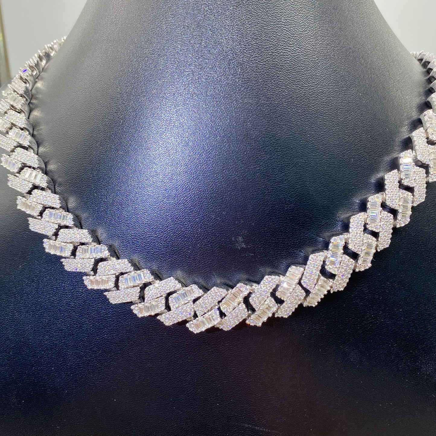 15MM MOISSANITE MIAMI CUBAN LINK CHAIN