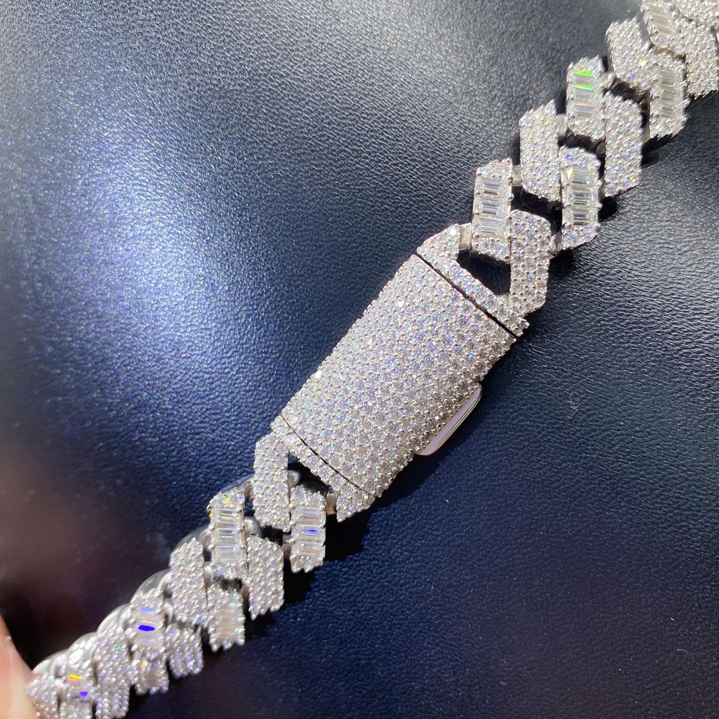 15MM MOISSANITE MIAMI CUBAN LINK CHAIN