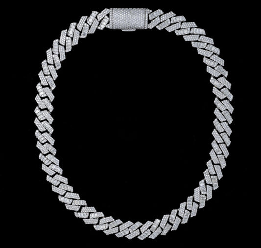 15MM MOISSANITE MIAMI CUBAN LINK CHAIN