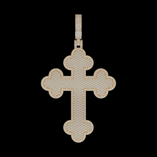 DIAMOND ROMAN CROSS PENDANT