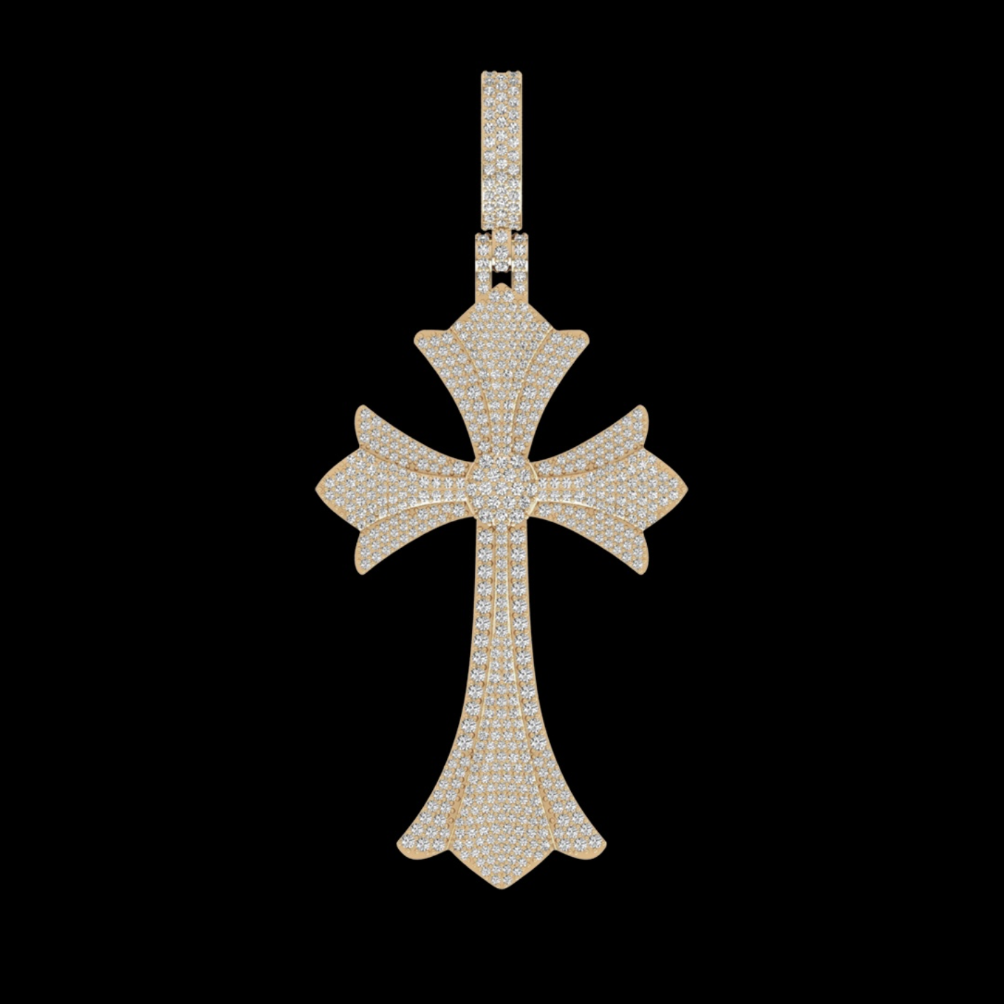DIAMOND CH CROSS PENDANT