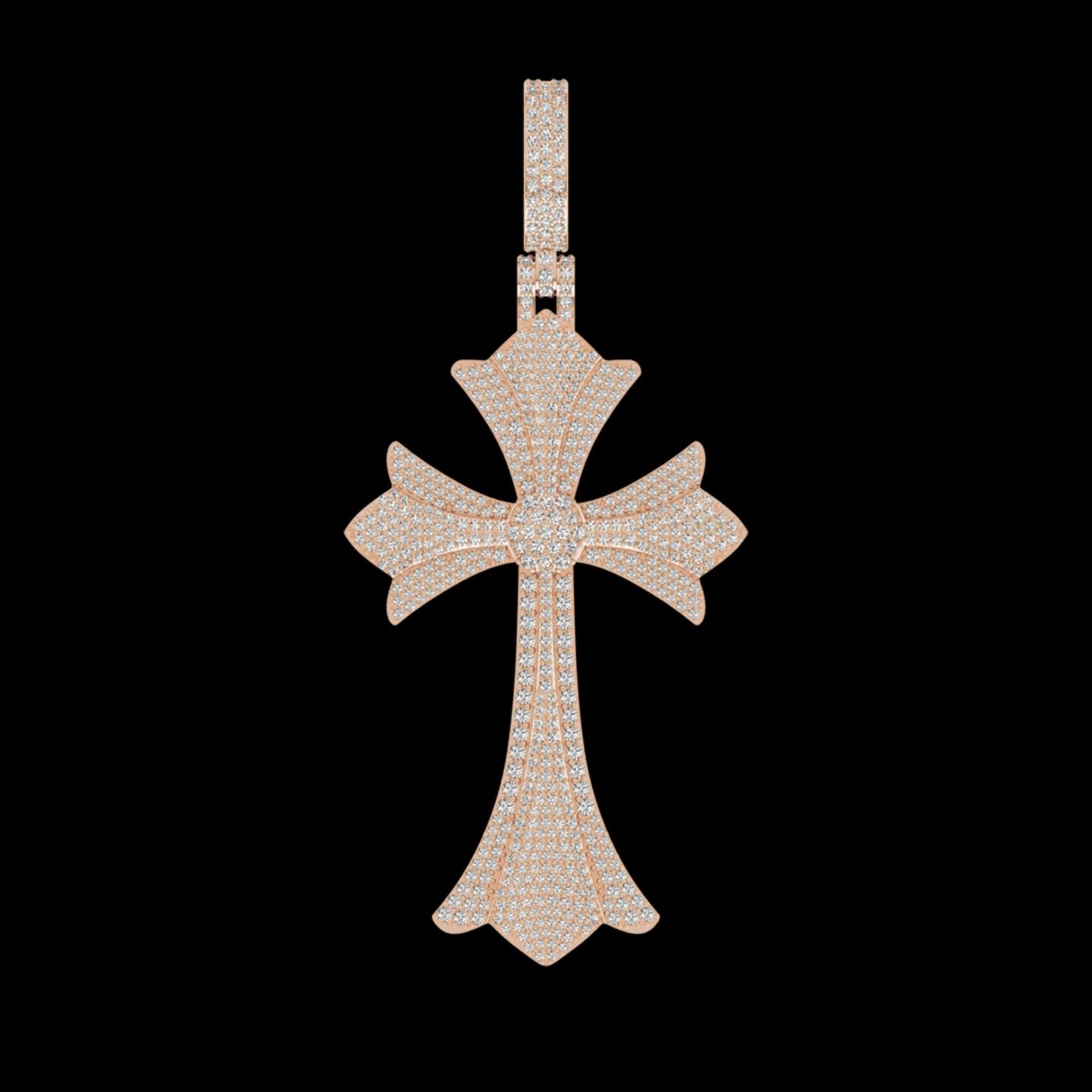 DIAMOND CH CROSS PENDANT