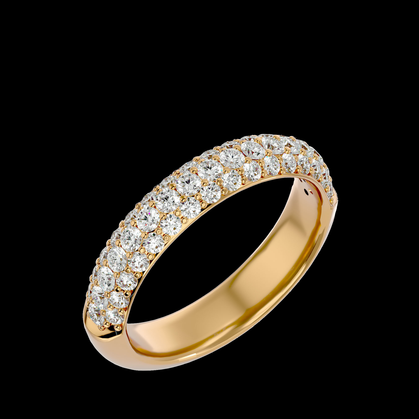 3 ROW DIAMOND ETERNITY RING