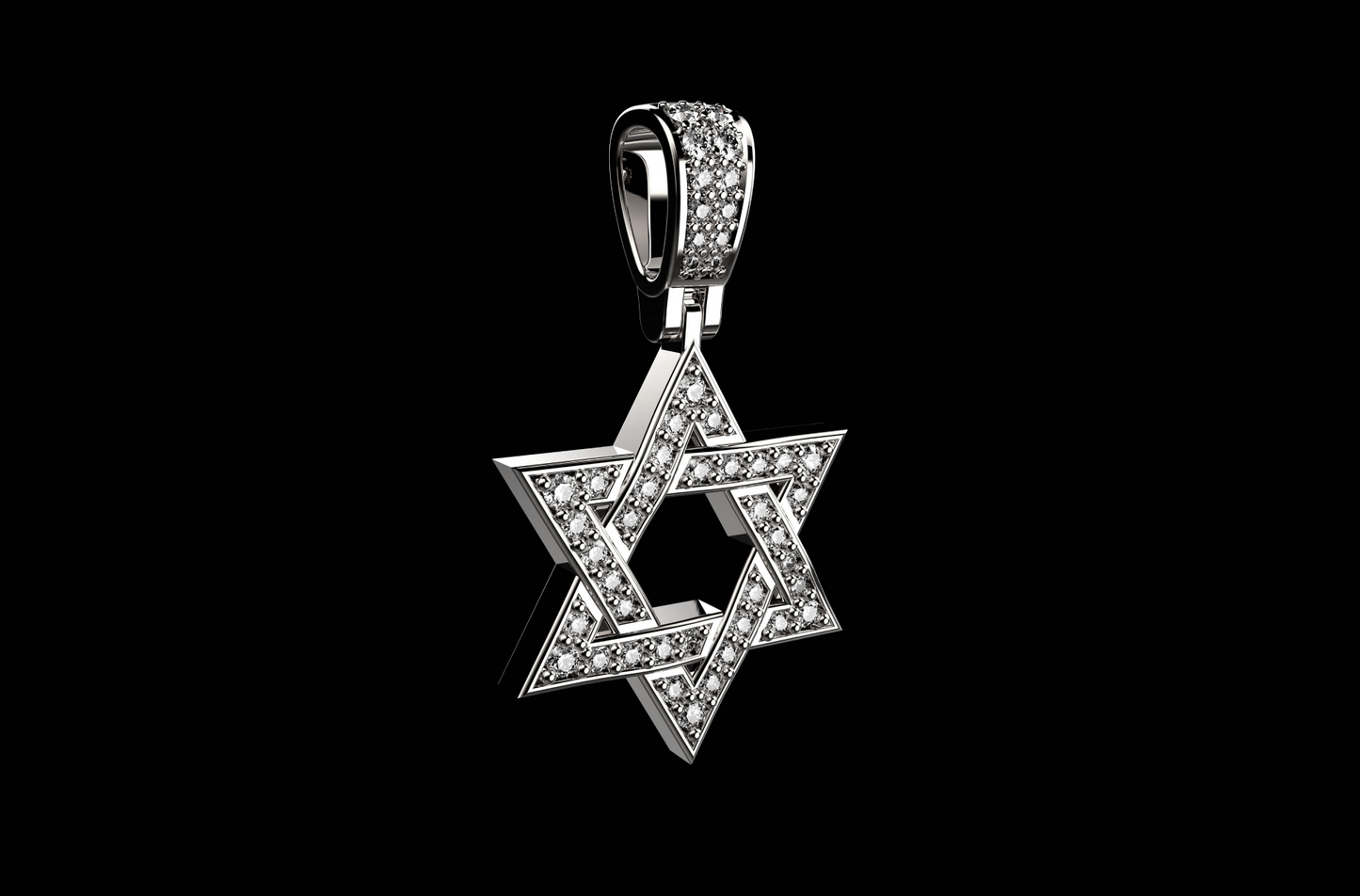 DIAMOND DAVID STAR PENDANT