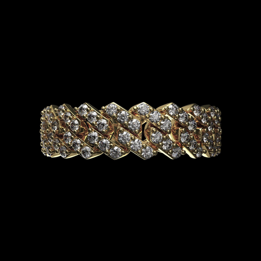 7MM DIAMOND MIAMI CUBAN RING