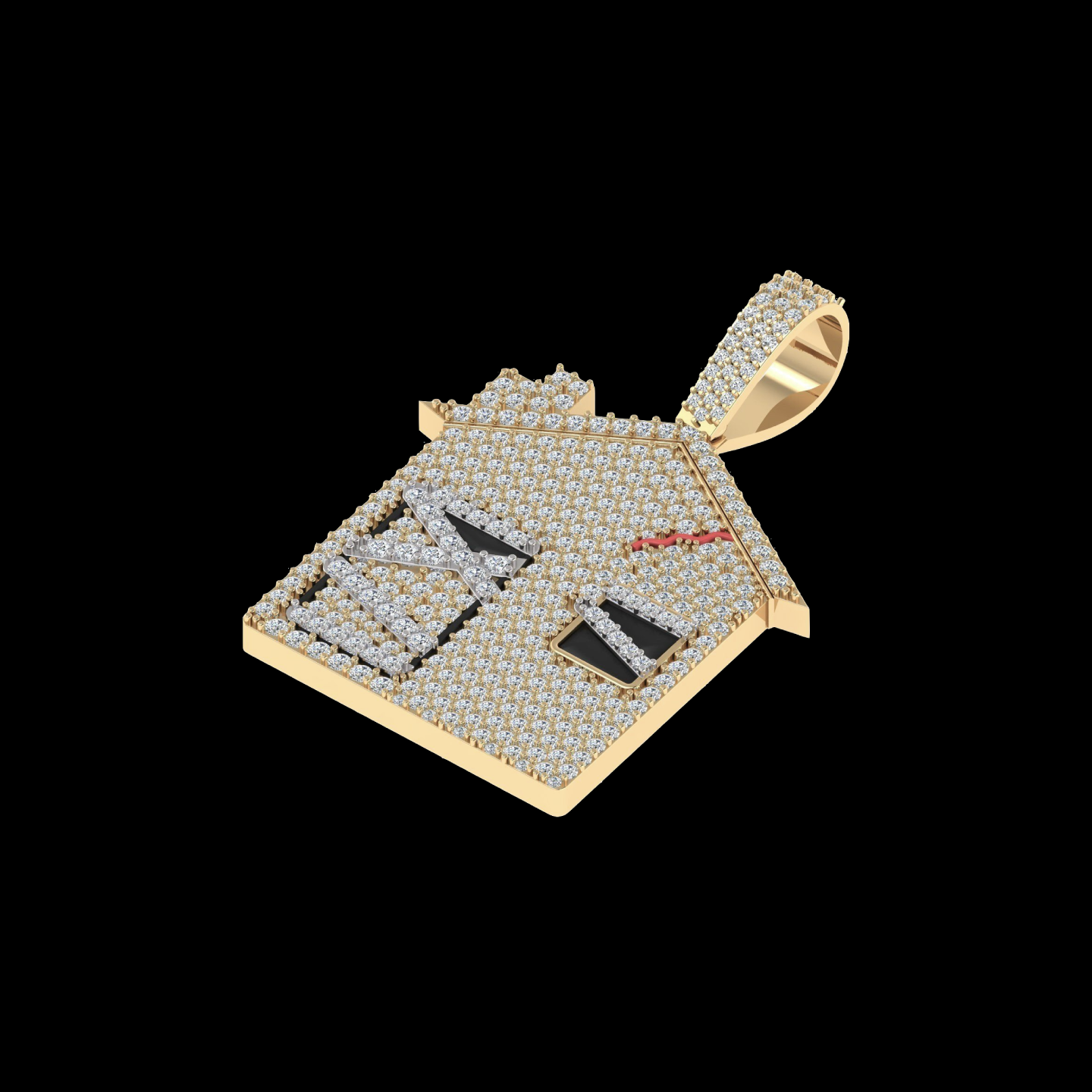 DIAMOND TRAP HOUSE PENDANT